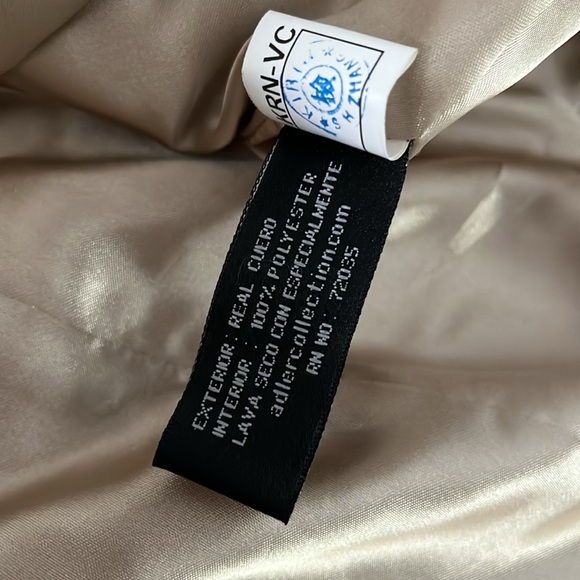 Vintage Adler collection faux fur cuero/suede long coat medium - Picture 14 of 14